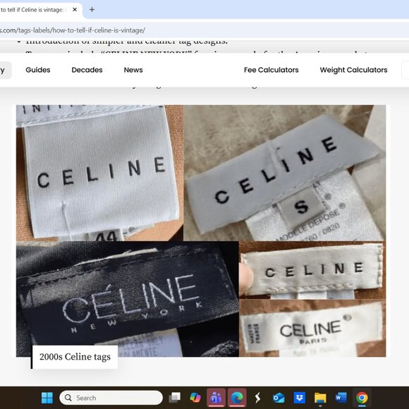 CELINE Authentic Y2K Pencil Skirt - Picture 8 of 16